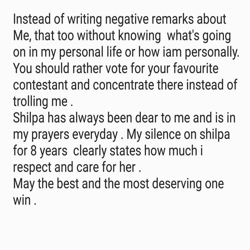  Bigg Boss 11: Ex boyfriend Romit Raj tweets in support of Shilpa Shindes boyfriend