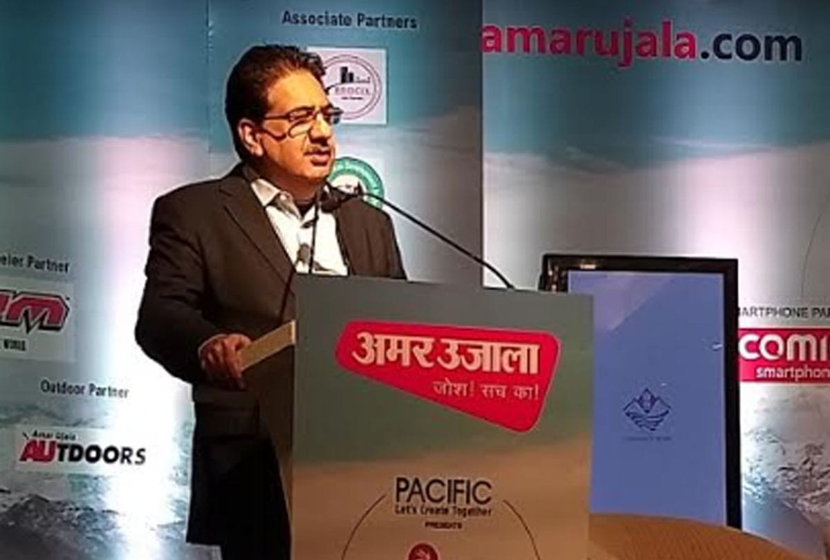 photos of Amar ujala samwad 2018 where nitin gadkari and many celebrities gathered