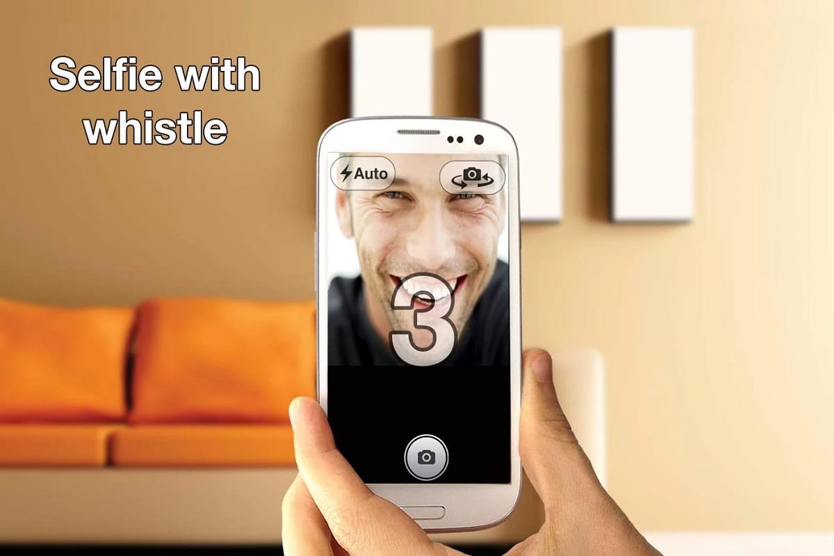 How to click photo By Just A Whistle