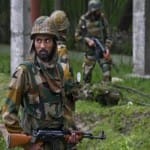 J&K- Encounter starts between terrorists and security forces in forest area of Anantnag Larnoo