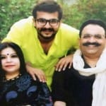 पत्नी और बेटे के साथ मुख्तार अंसारी।