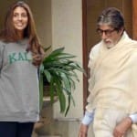 amitabh bachchan shared photos with his daughter shweta nanda