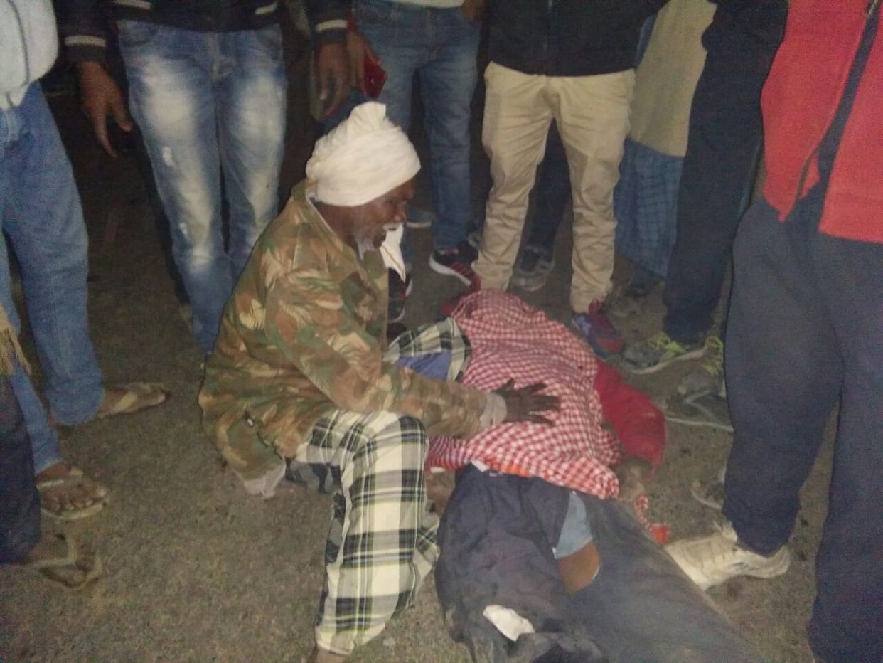 Roadways bus crushes bike rider in varanasi
