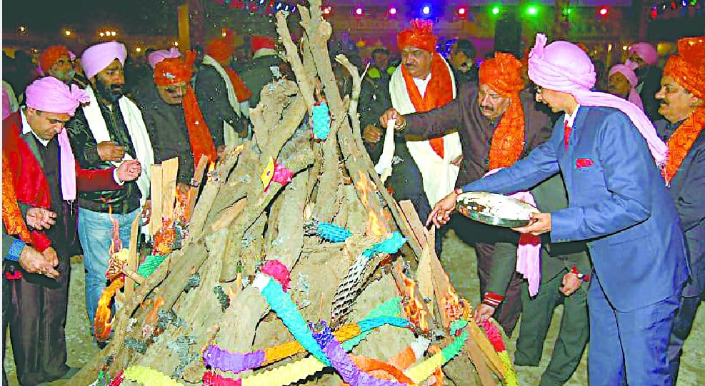 Lohri  ceremony closing with culture events