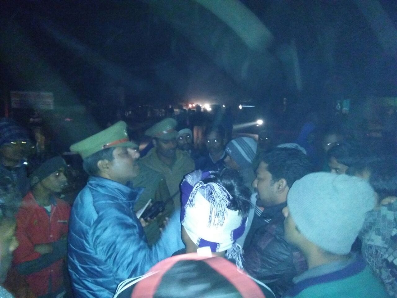 Roadways bus crushes bike rider in varanasi