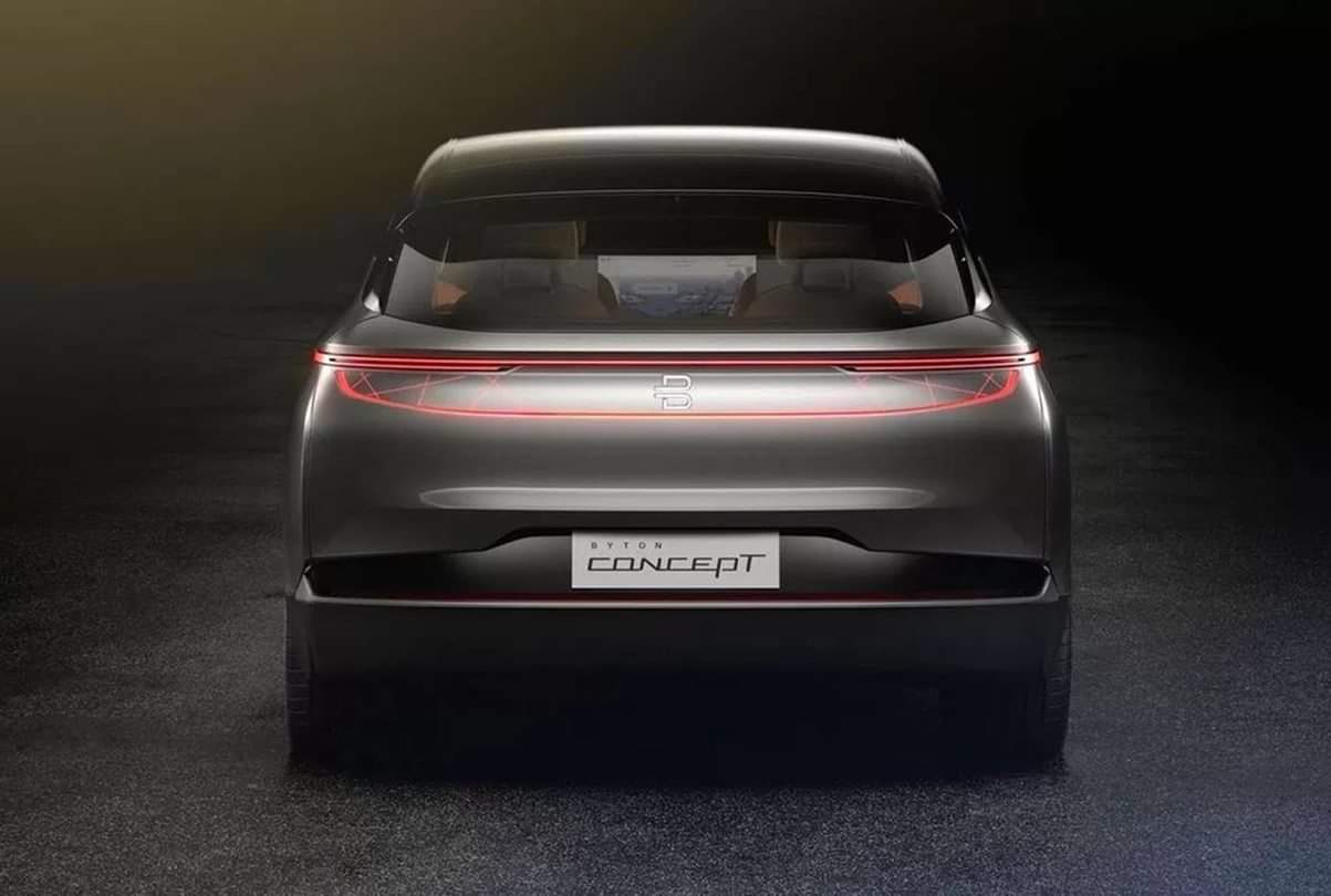 Byton Concept Electric SUV with 49 inch screen in Dashboard