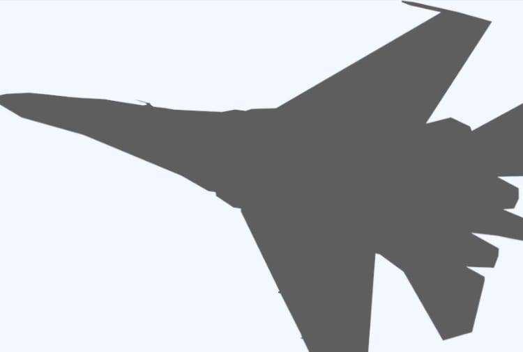 fighter plane flying in mid night at lahaul and spiti