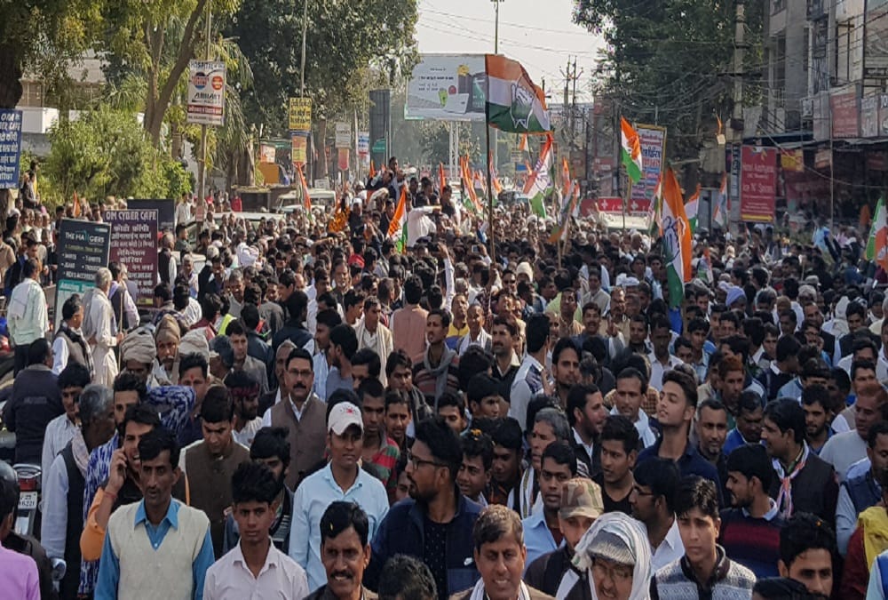 bjp congress candidate in rajasthan filing nomination for by poll