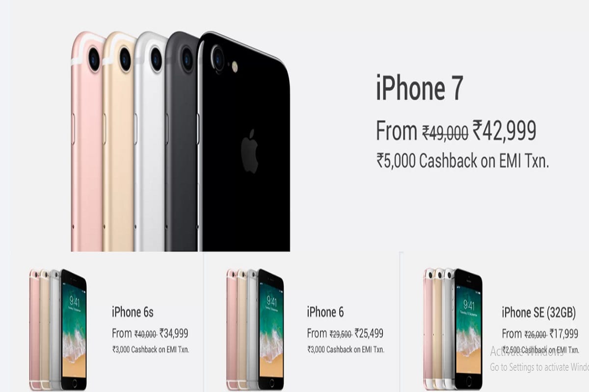 Flipkart Apple Week, Heavy discounts on iphones