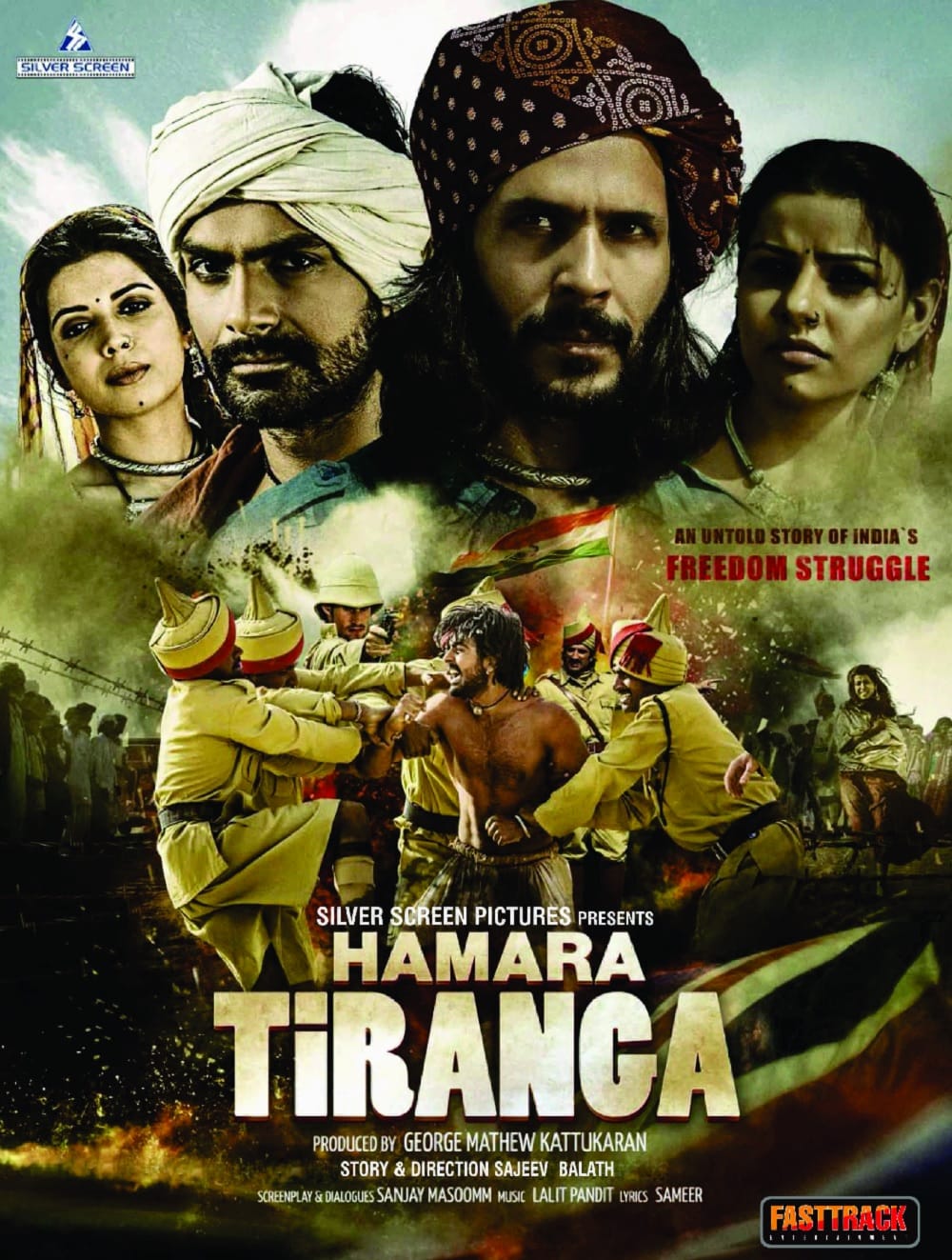 Milind Soman and Ashmit Patel patriotic period film Humara Tiranga Poster Out