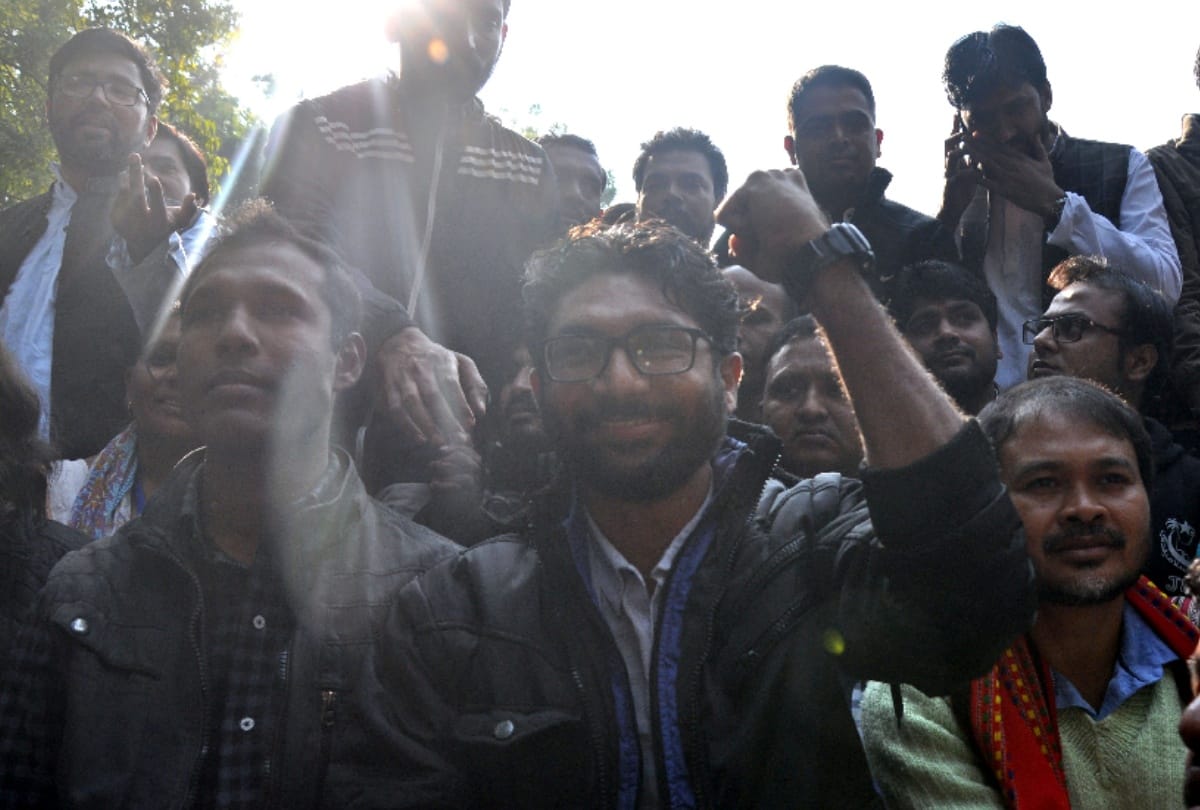 jignesh mevani asked pm modi about the development and the job he was to offer
