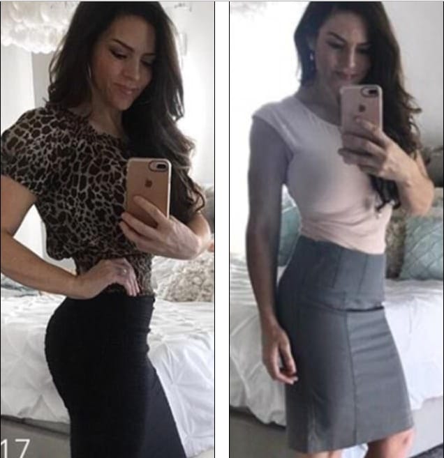 In the age of fourty three Mother of Seven proudly shows off her incredible body