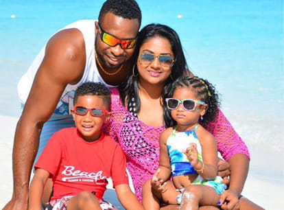 Kieron Pollard is very caring and romantic in his personal life