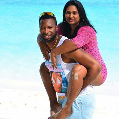 Kieron Pollard is very caring and romantic in his personal life
