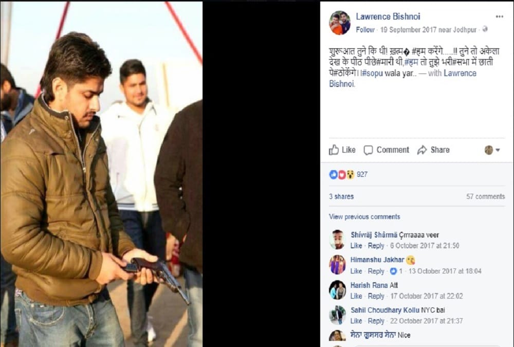 gangster lawrence bishnoi who threatens salman khan once studied law from chandigarh university