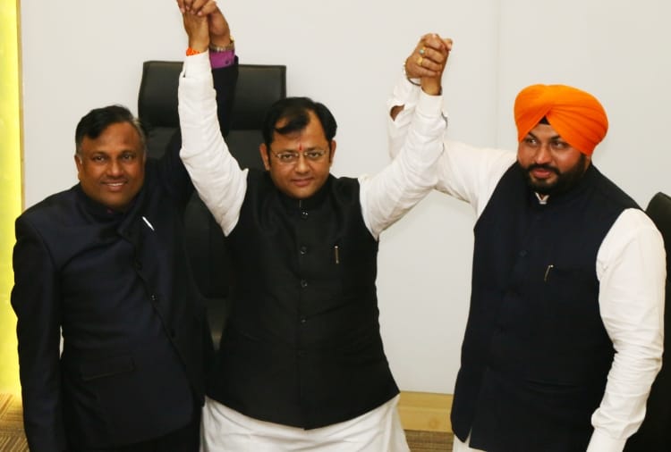 Ex-MP Satya Pal Jain Reaction on Davesh Moudgil Wining
