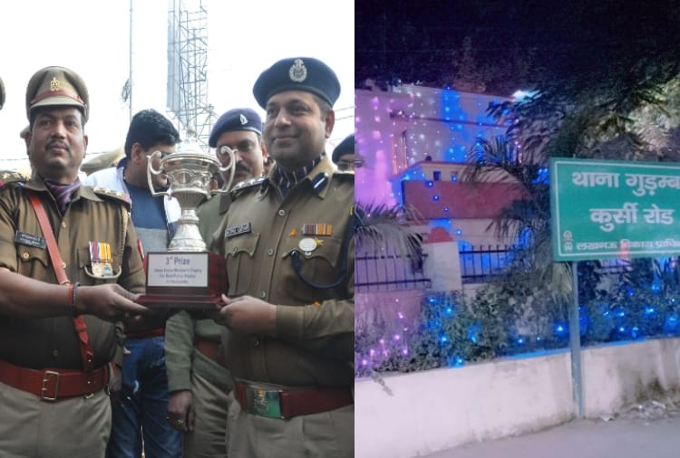 Home Minister rajnath singh honored Gudumba police station 