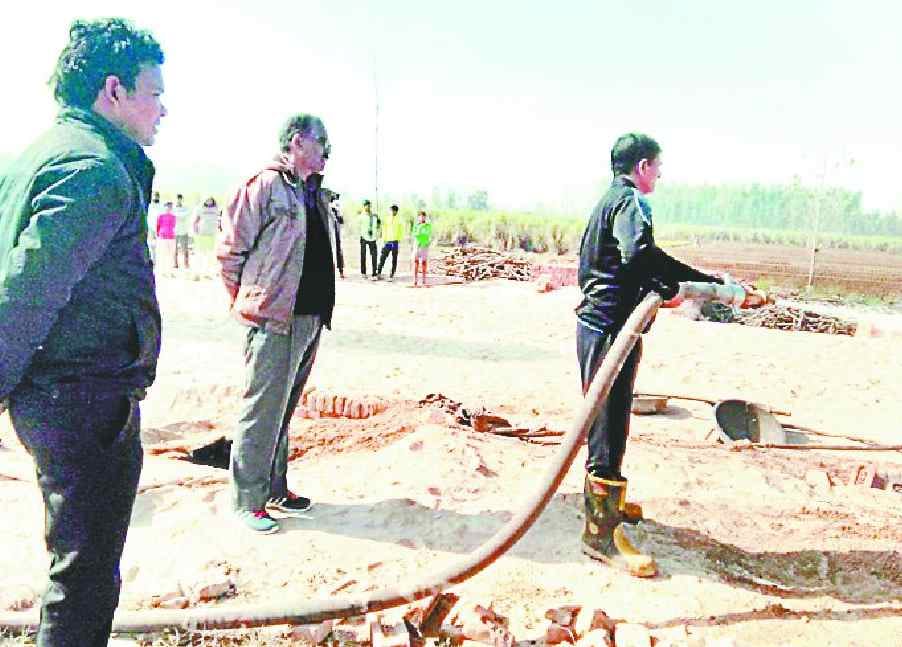 Running brick kiln in inspection