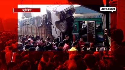 ROAD ACCIDENT IN RISHIKESH FOUR DIED EIGHT INJURED, TRUCK BREAK FAILED