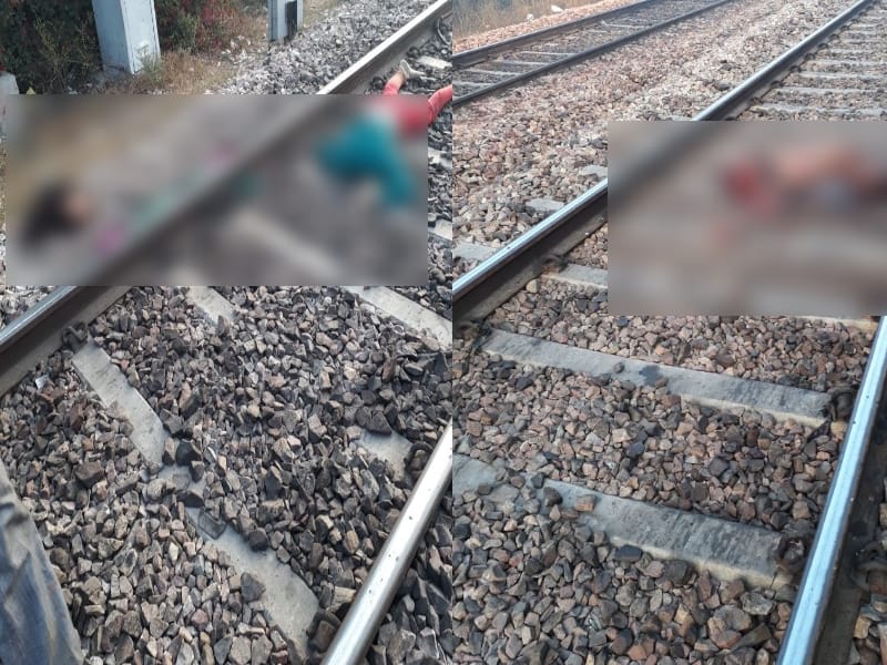 lovers in mathura died on railway line