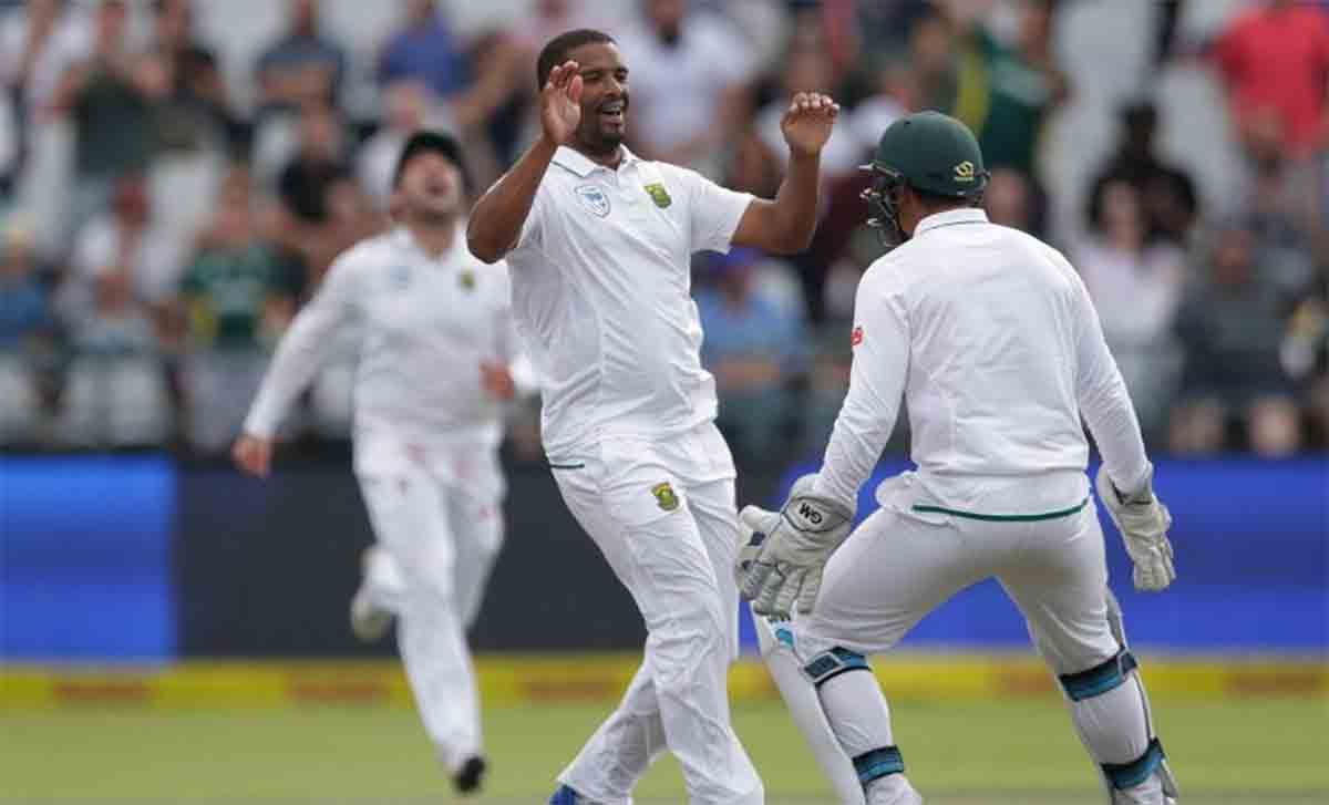 southa africa vs australia 4th test day 2 at Johannesburg