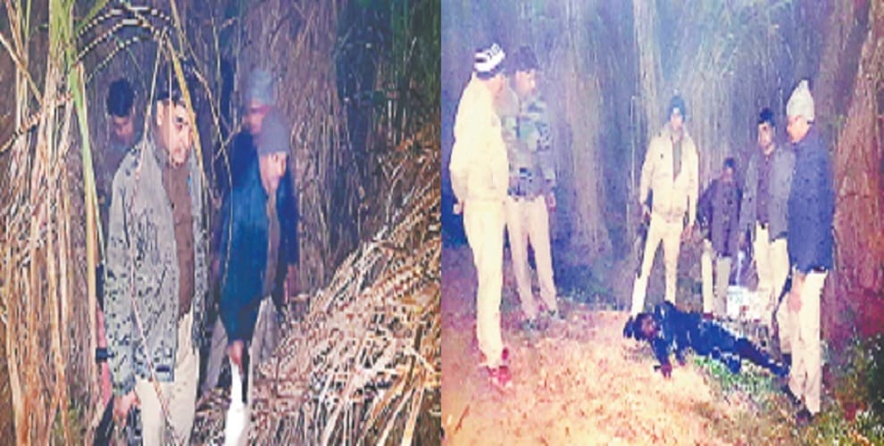 Encounter in West UP, Shot at accused
