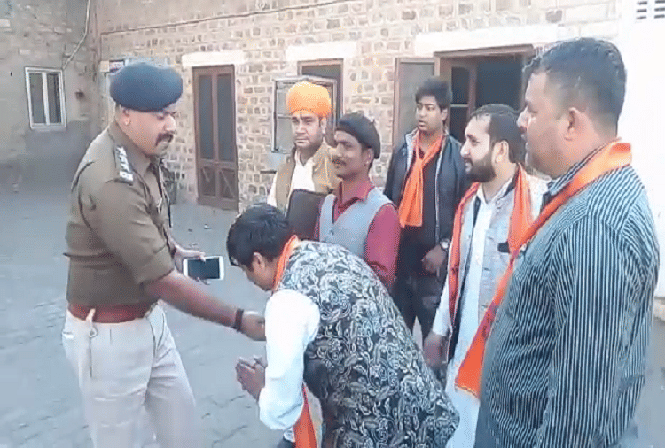 rajasthan bypolls shiv sena hindustan supporters flew drone in collectorate premises in ajmer 