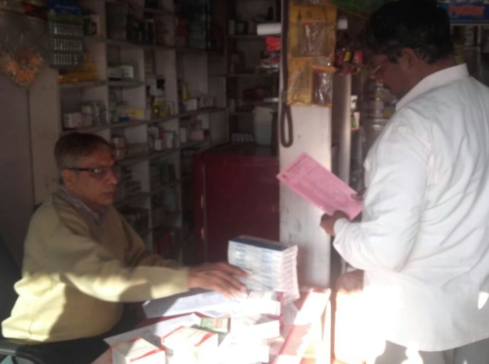 Raids on medical stores, samples of six drugs in Sadabad, Sebastu