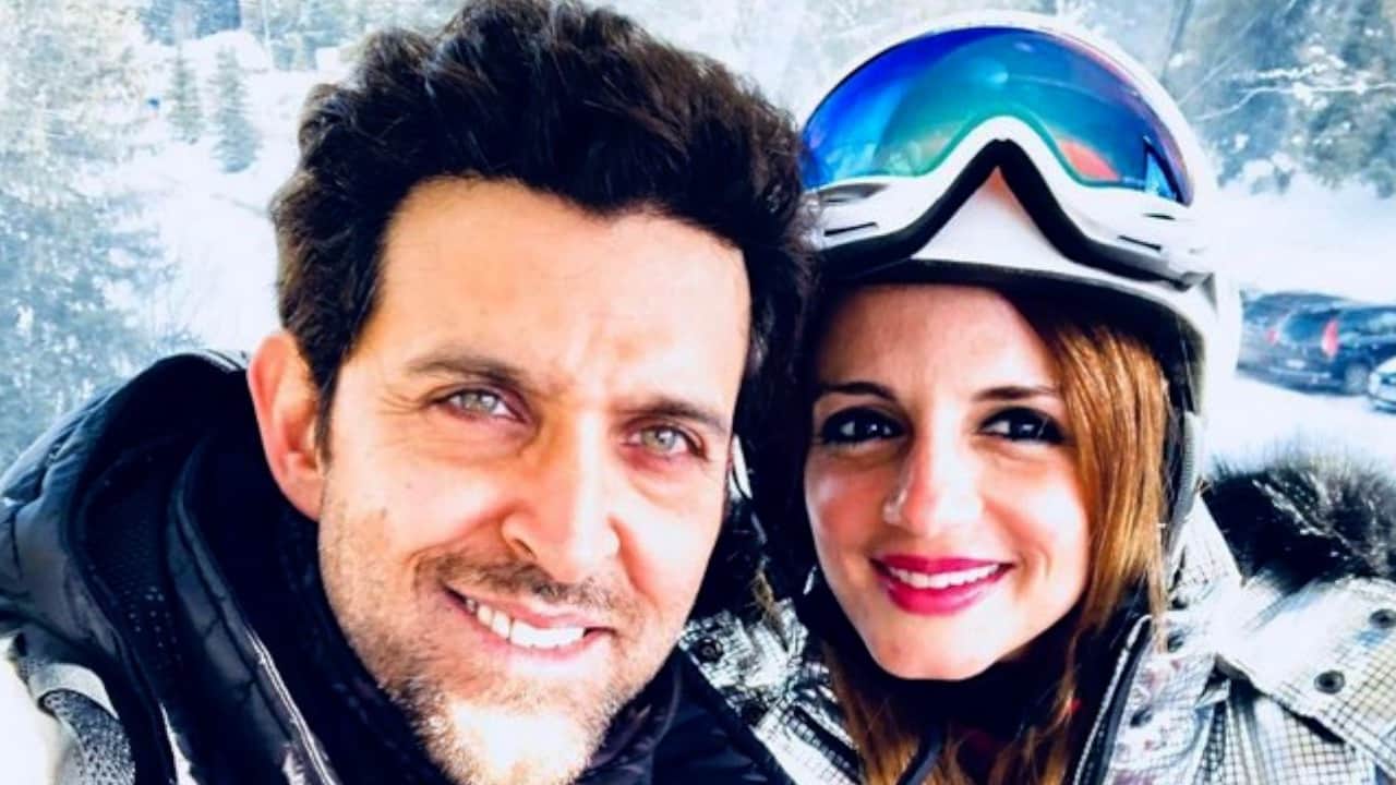 Viral pics: Hrithik Roshan with ex-wife Sussanne Khan at her father Sanjay Khan’s birthday party see pics here
