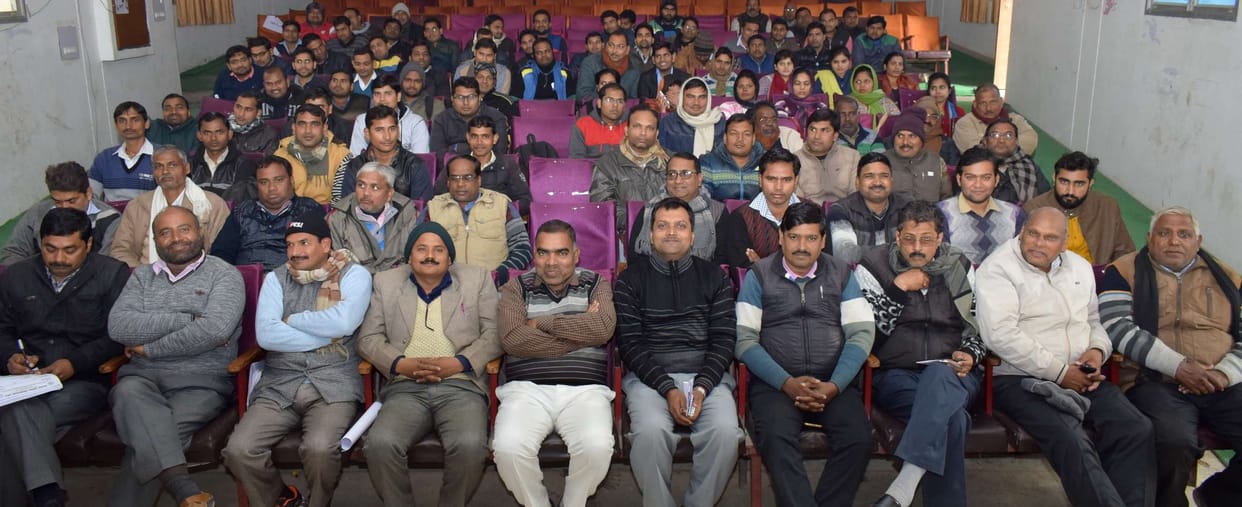 Meeting in the collectorate, in the tehsils
