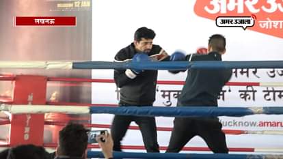 mukkabaaz team meets boxers in lucknow 