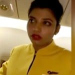 Jet airways suspended air hostess recently arrested by DRI