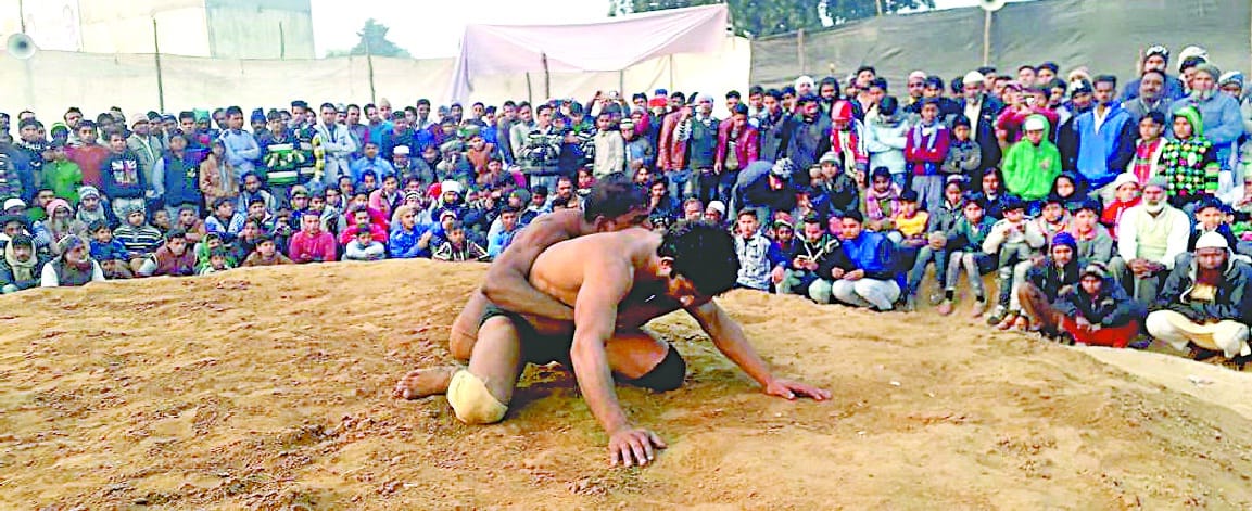 Pradeep won wrestling