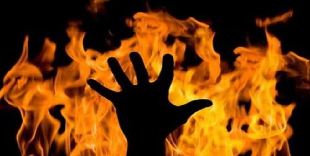 Brother set fire to his sister In Bhiwani