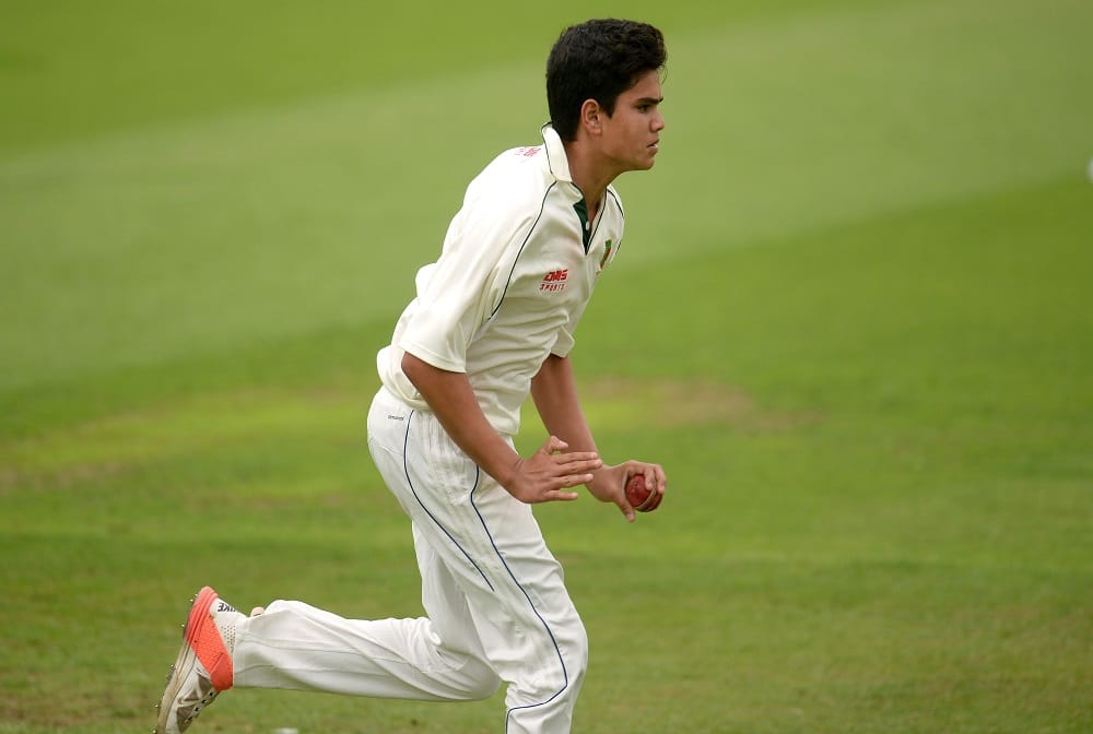 arjun tendulkar practice with team india in england
