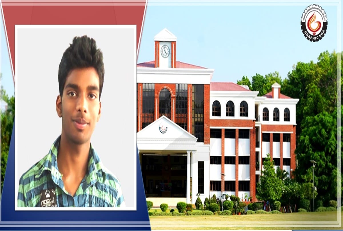 Graphic Era University student Avinash gets open stock administrator certification 