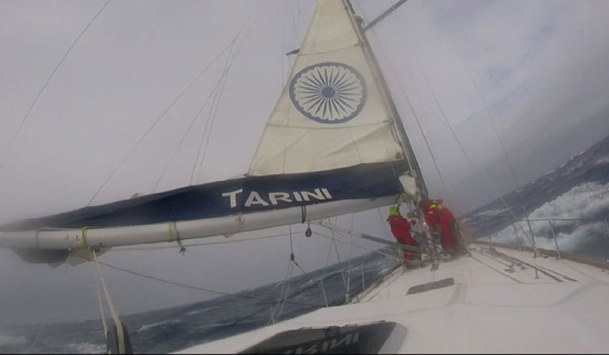 INSV Tarini crew gets grand welcome after completing inter continental voyage