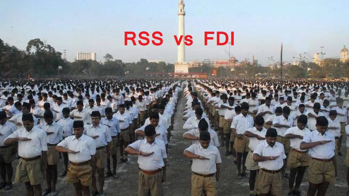 RSS fumes over FDI decision of Narendra Modi Government