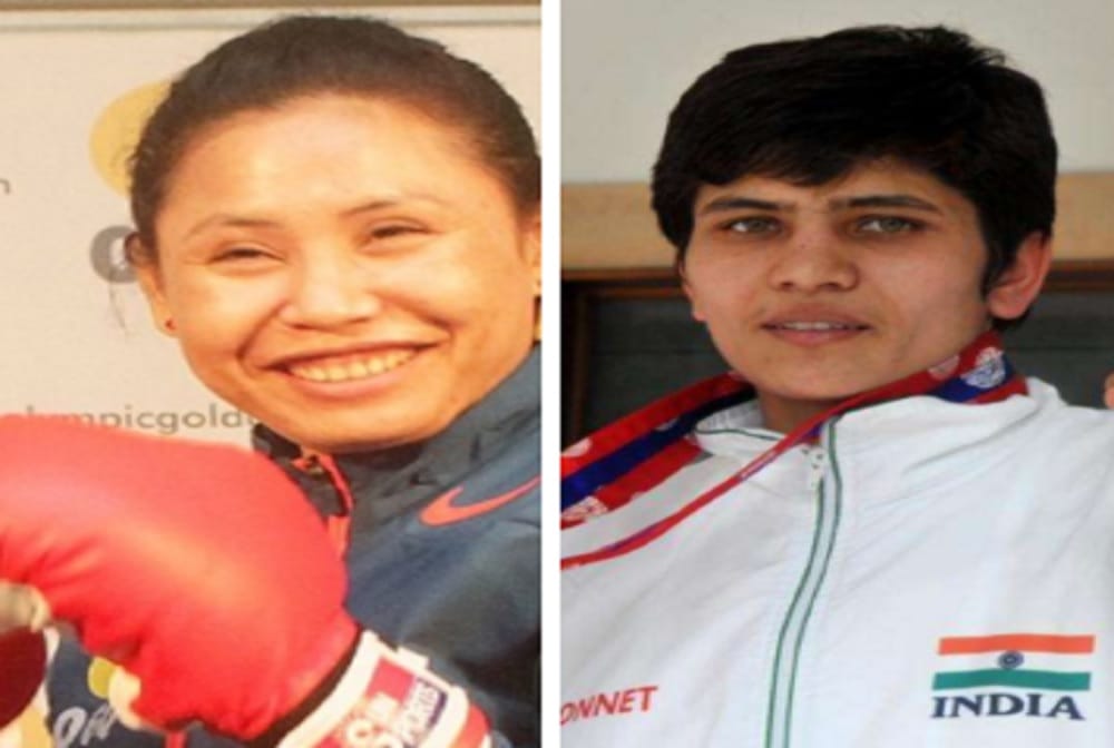 Sarita devi and Sonia lather enter finals of National Women's Boxing Championships