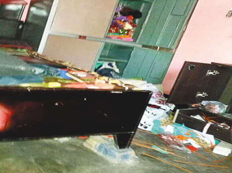 The miscreants opened the door saying the police, the fire