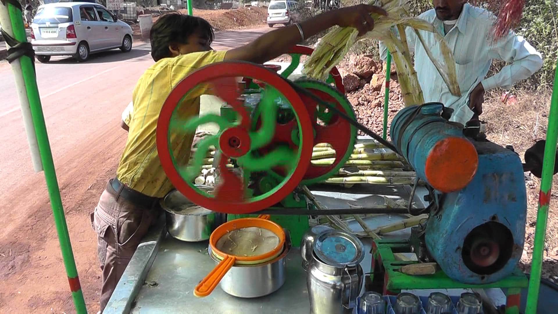 Don't drink sugar cane juice from road side, may cause danger