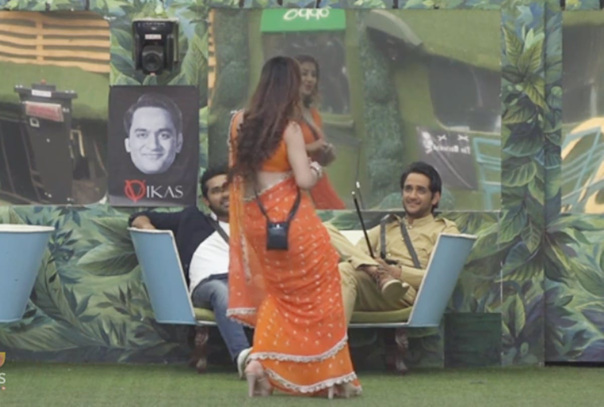 bigg boss 11 shilpa shinde fun with puneesh sharma and vikas gupta in task