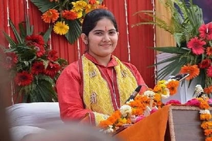 jaya kishori from rajasthan churu katha lord krishna and meera