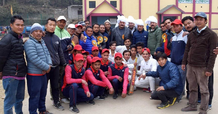 Nepal's team won the inaugural match