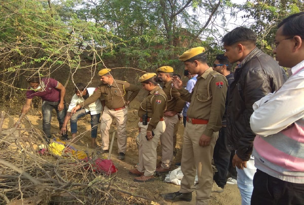 After a year, the dead body was removed from the grave in rajasthan