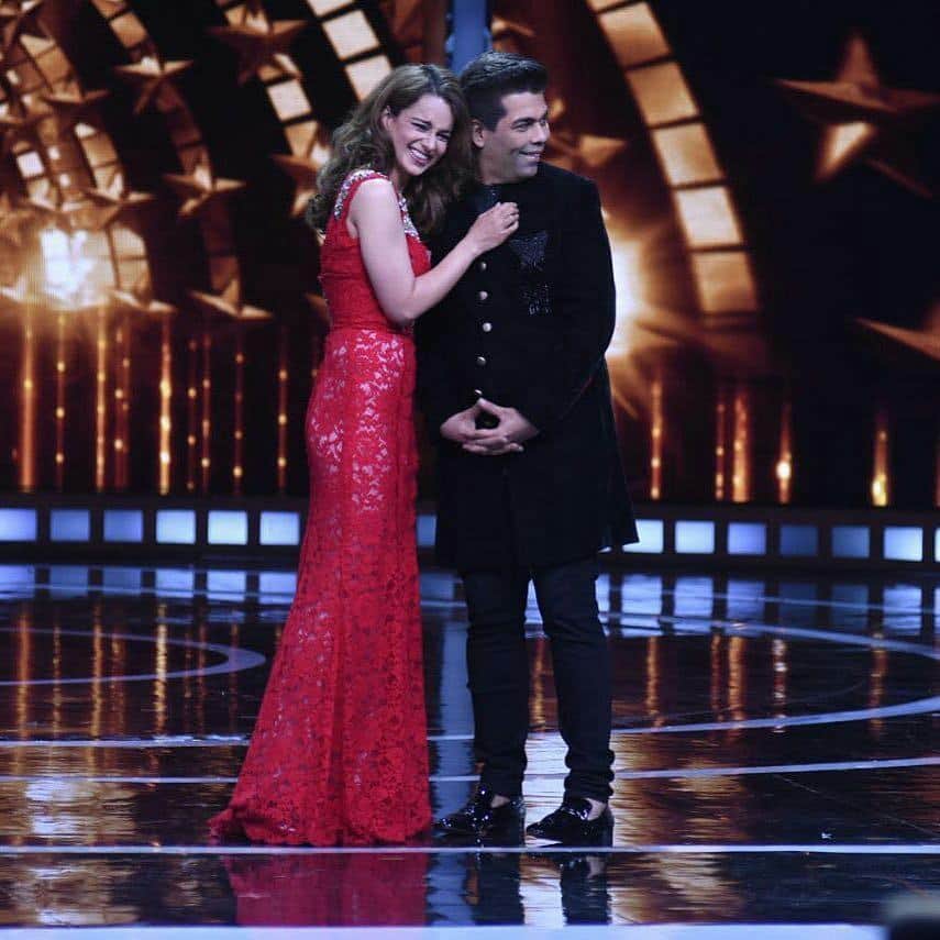 kangana ranaut and karan johar patch up at indias next superstar