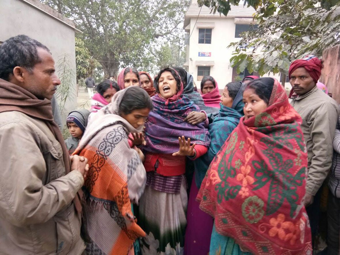 people detained, police suspended