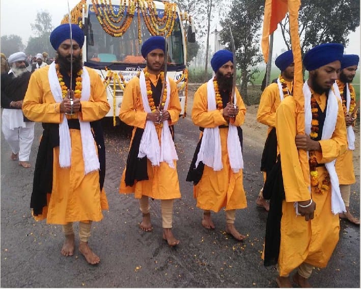 Nagar kirtan held on Prakashotsav