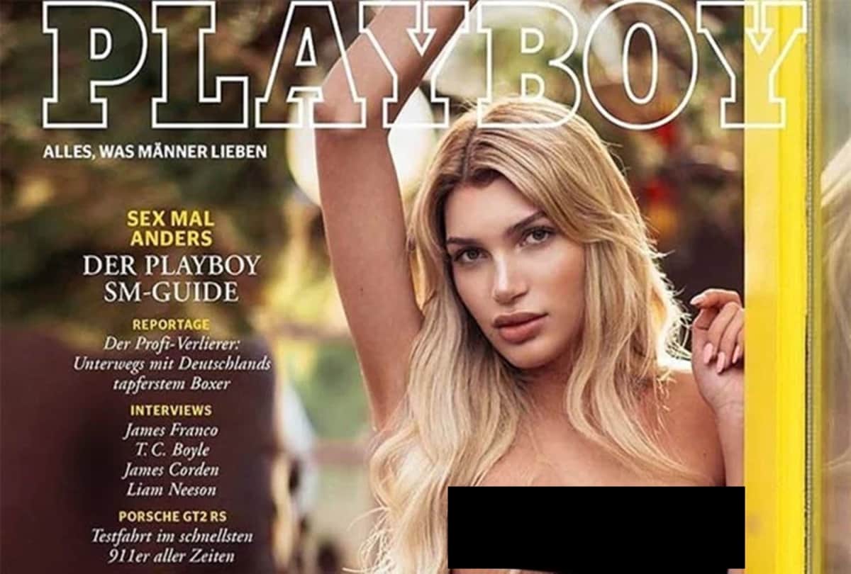 Giuliana Farfalla, First transgender model who strips for Playboy cover