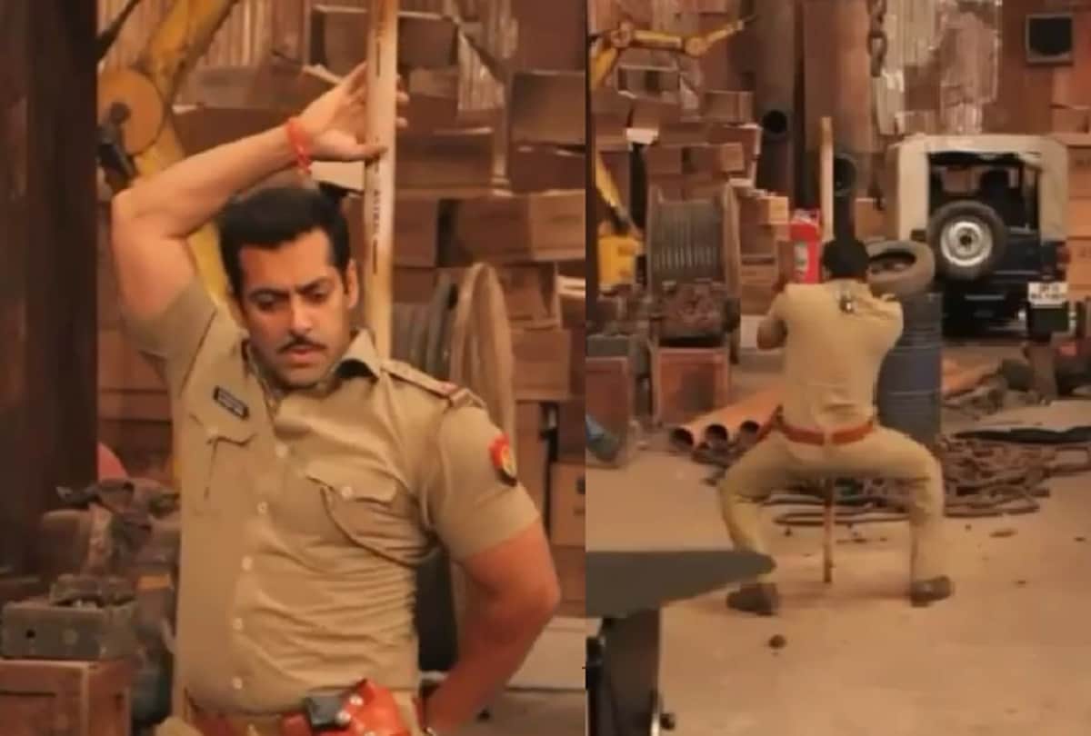 Dabangg 3 actor Salman Khan this pole dance will surely give tough competition to Jacqueline 